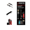Monster Pack HDMI 4 K – 4 K 120 Hz 22,5 GBPS 1,8 m + SCREENCLEAN 60 ML + Power 4 Steckdosen