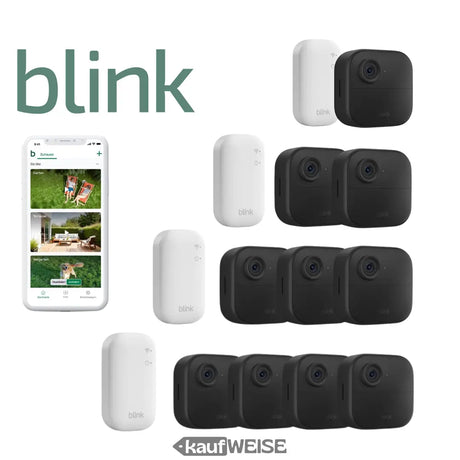 Blink Outdoor 4 Überwachungskamera Set | 1-4 Kameras zur Wahl | inkl. Syncmodul