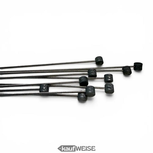 Elvedes Slick bromsinnervajer | Polerat rostfritt stål, låg friktion | 2000 mm, 10-pack
