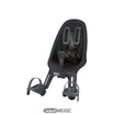 Qibbel Air Front Fahrradsitz Schwarz | Lenkerrohr-Montage | 9 Monate - 3 Jahre (15kg) | Mesh-Polsterung