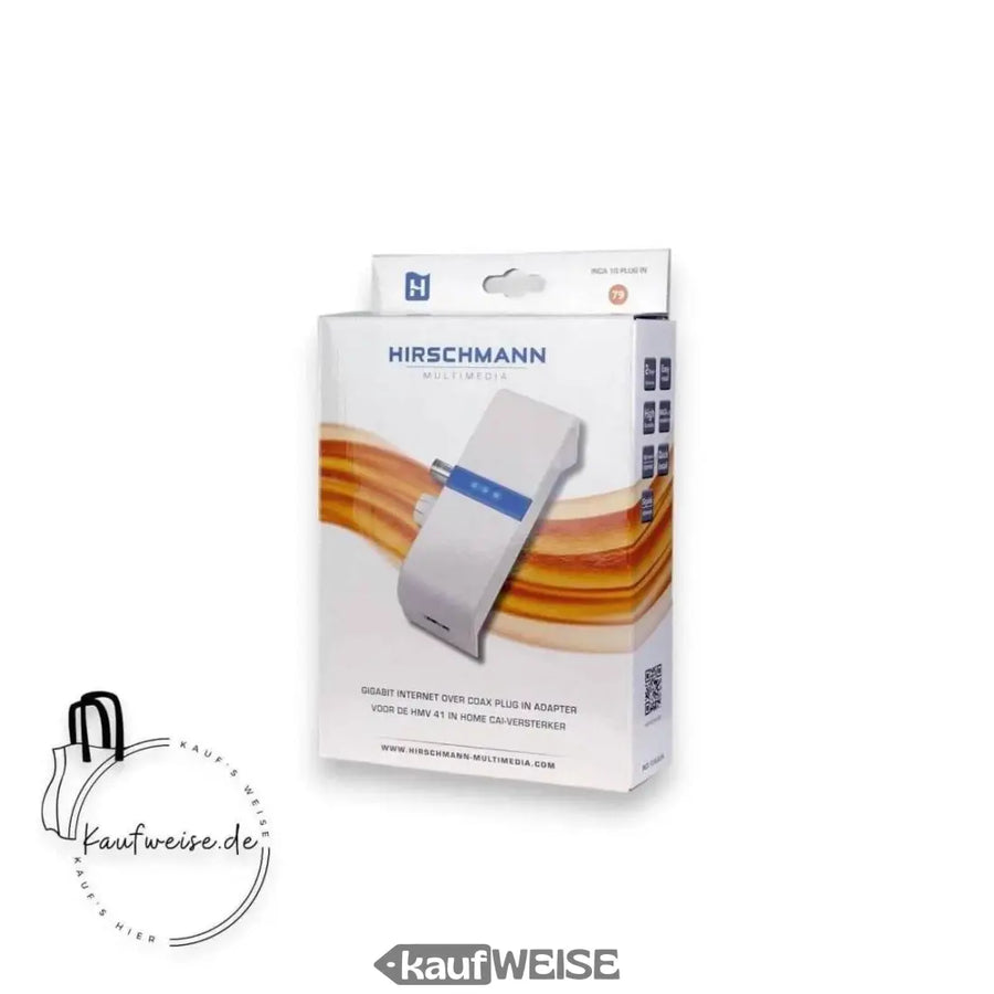 Hirschmann Coax Plug Adapter in Verpackung für Hirschmann INCA 1G Plug Ethernetadapter