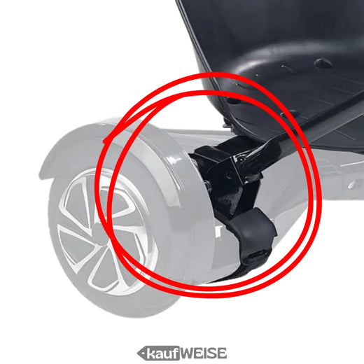 Hoverkart Gelenkhalterung Heavy Duty | Steuerhebel Halterung für 6,5", 8", 10" | Schwarz | M10 Aufnahme