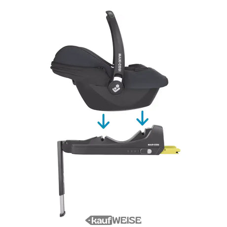 Maxi-Cosi CabrioFix i-Size Basisstation | ISOFIX & Click & Go | Für CabrioFix i-Size | Schwarz