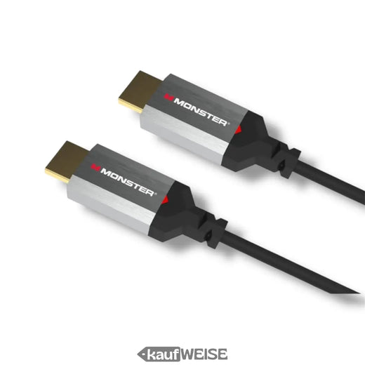 Monster Essentials HDMI Kabel | 4K Ultra HD & 60Hz | 22,5 Gbps High Speed | V-Grip Goldkontakte