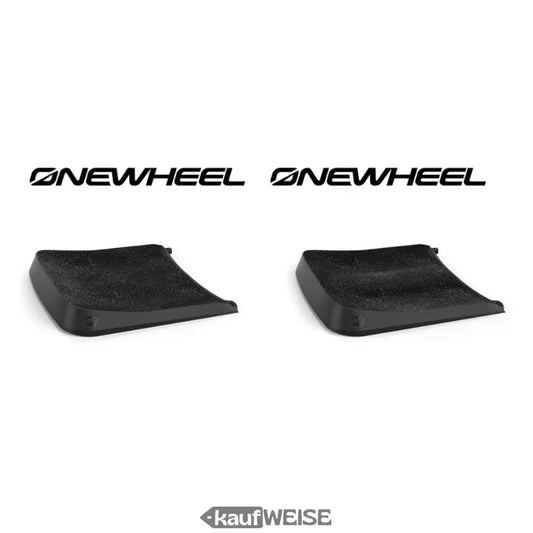 Schwarze Onewheel-Hinterfußpad mit High Kick oder LoveHump für GT, S-Series und XR Classic, texturiertem Grip und Gummimaterial