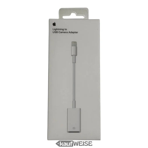 Apple Lightning auf USB Kamera-Adapter (MD821ZM/A) | Fotos & Videos importieren | USB-Geräte an iPhone & iPad anschließen