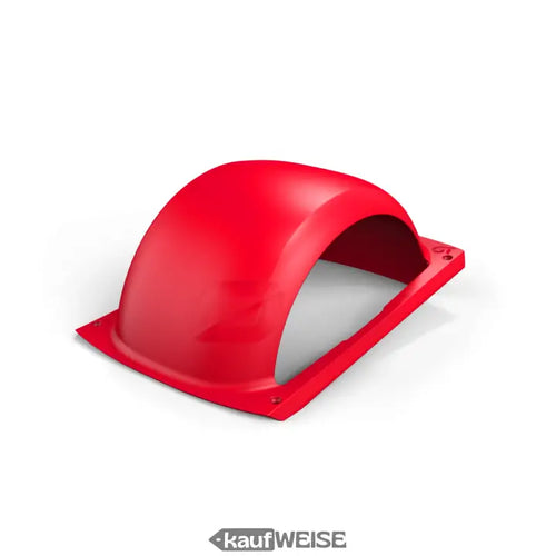Rote glänzende Kunststoff-Schutzblech für Original Onewheel GT mit gebogenem Design und Montageplatte, neu