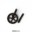 Prowheel Kurbelsatz (170mm) für Knaap AMS & RTD | Kaltgeschmiedet | Aluminium Kurbelarme | Schwarz