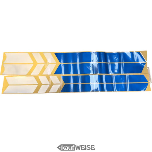 Xiaomi M365 / Pro Reflektor-Sticker Set (16-tlg.) | Blau & Silber | 2 Passformen (Schmal & Breit)