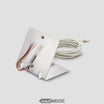 Siedle Access Tischständer AZTVP 870-0 E | Edelstahl gebürstet | Für Video-Panel AVP 870 | Inkl. Kabel