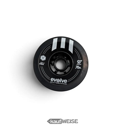 Evolve GT Street Wheels | För Evolve GT-serien | 97 mm 76A svart 4-pack