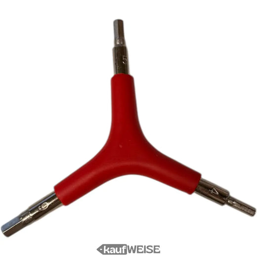 Urban Armor Y-Inbusschlüssel (4 / 5 / 6 mm) | Rot | 3-Wege Innensechskant Werkzeug