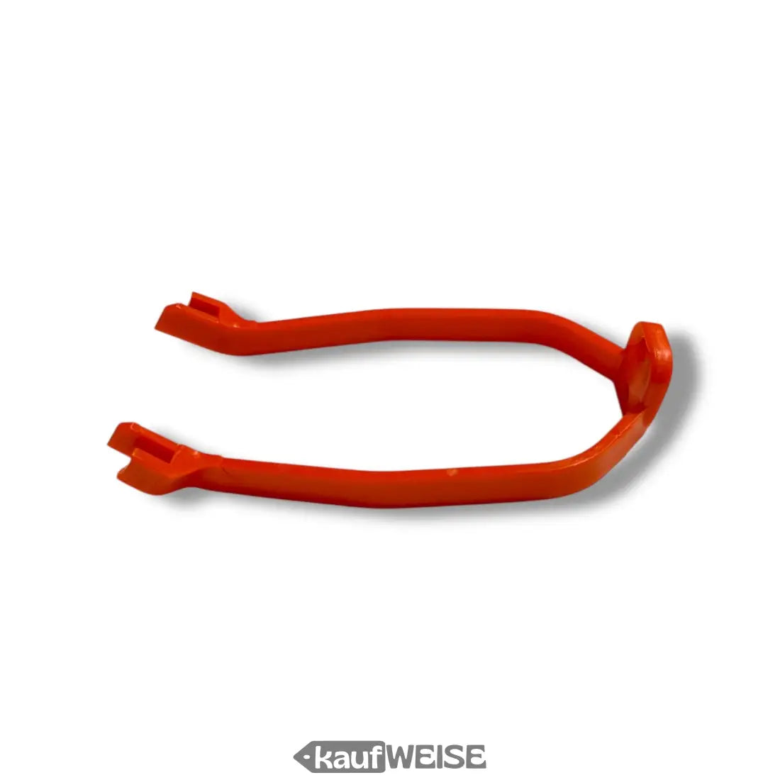 Rote Xiaomi M365 Kotflügel-Halterung aus orange Plastik mit Vibrationsschutz